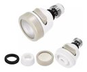Ver imagem 3 de Bico Torneira Chuveirinho Gourmet Arejador 3 Jatos Abs Inox