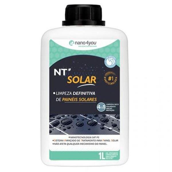 Proteção e Limpeza NT70 Solar Placa de Energia Contra Poluição Fuligem Maresia Umidade 1 Litro