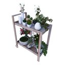 Ver imagem 5 de Carrinho de Bebidas com Adega Prateleira P/ Vinhos Elegante Technox Marron