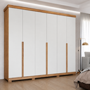 Ver imagem 2 de Guarda Roupa Copacabana 6 Portas 6 Gavetas e Pés MDF