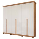 Ver imagem 1 de Guarda Roupa Copacabana 6 Portas 6 Gavetas e Pés MDF