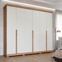 Ver imagem 2 de Guarda Roupa Copacabana 6 Portas 6 Gavetas e Pés Mdf