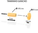 Ver imagem 6 de Espelho Decorativo Adnet Amarelo Alça Courino Preta 20 Cm Redondo Amarelo/preto, 20 Cm