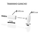 Ver imagem 6 de Espelho Decorativo Adnet Branco Alça Courino Preta 20 Cm Redondo Branco/preto, 20 Cm