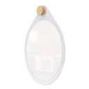 Ver imagem 3 de Espelho Decorativo Adnet Flat Branco Off White 40 cm Redondo Branco, 40 cm