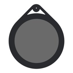 Espelho Decorativo Adnet Flat Preto 40 cm Redondo Preto, 40 cm - 6