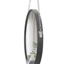 Ver imagem 5 de Espelho Decorativo Adnet Preto Alça Corrente 30 cm Redondo 30 cm