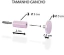 Ver imagem 6 de Espelho Decorativo Adnet Rosa Alça Courino Preta 20 Cm Redondo Rosa/preto, 20 Cm