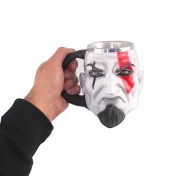 Caneca Decorativa 3d Coleção Kratos God Of War Resina - 5