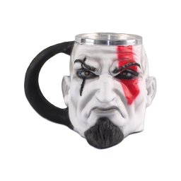 Caneca Decorativa 3d Coleção Kratos God Of War Resina - 1