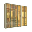 Ver imagem 3 de Guarda-Roupa Modulado Reflecta Innova 6 Portas 262,2cm x 240cm Mod 011 100% MDF Bege/Off White