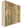 Guarda-roupa Modulado Reflecta Innova 6 Portas 262,2cm x 240cm MOD 011 100% MDF - 12