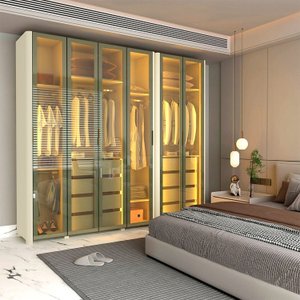 Guarda-roupa Modulado Reflecta Innova 6 Portas 262,2cm x 240cm MOD 011 100% MDF