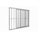 Ver imagem 1 de Janela de Alumínio 02 Folhas com Grade Branca - 120x120