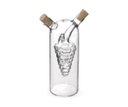 Ver imagem 1 de Galheteiro 2 Em 1 Vidro Borossilicato 250ml 50ml Óleo Vinagre Mimo Style