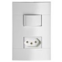 Ver imagem 1 de Conjunto Interruptor Simples + Tomada 2p+t Lunare 10a 250v Branco - Prm4404721 - Schneider