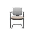 Ver imagem 1 de Cadeira Fixa Brizza Plaxmetal Aproximação Tela Cinza Assento Fendi T87