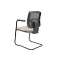 Ver imagem 3 de Cadeira Fixa Brizza Plaxmetal Aproximação Tela Cinza Assento Fendi T87