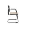 Cadeira Fixa Brizza Plaxmetal Aproximação Tela Cinza Assento Fendi T87 - 2
