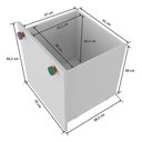 Ver imagem 7 de Armário Montessoriano Rubi 01 100%mdf (guardaroupa Infantil)