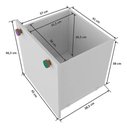 Ver imagem 7 de Armário Montessoriano Rubi 01 100%mdf (guardaroupa Infantil)