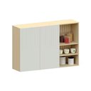 Ver imagem 1 de Armario Aura 1,20 cm 2 Pts e Nicho Lateral Luciane