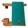 Cafeteira De Madeira Infantil - Oque É Oque É? - Azul-turquesa - 2