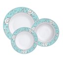 Ver imagem 1 de Jogo de Pratos Tramontina Helen em Porcelana Decorada 18 Peças