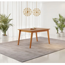 Mesa de Jantar Elegance Jcm Movelaria Cinamomo 1,60 M - 1