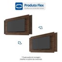 Ver imagem 4 de Painel Florença Línea Brasil Flex Castanho/Wenguê