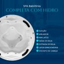 Ver imagem 4 de Spa Redondo Babilonia Completo com Hidro em Acrílico - 127v