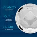 Ver imagem 5 de Spa Redondo Babilonia Completo com Hidro em Acrílico - 127v