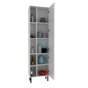 Ver imagem 6 de Paneleiro Alto 60cm em Mdf com 2 Portas Almofada e 5 Nichos Grazi