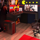 Ver imagem 2 de Mesa Extensora para Escritório e Gamer Drx-9000 Moveis Leão