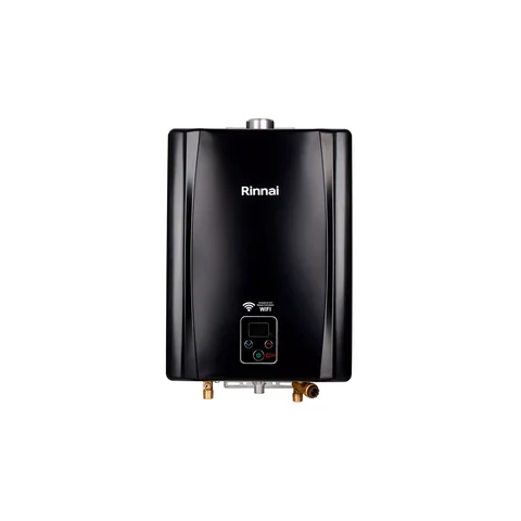 Aquecedor de Água a Gás Rinnai E21 Feh 21 Litros Bivolt Digital Preto - Gn (gás Natural)