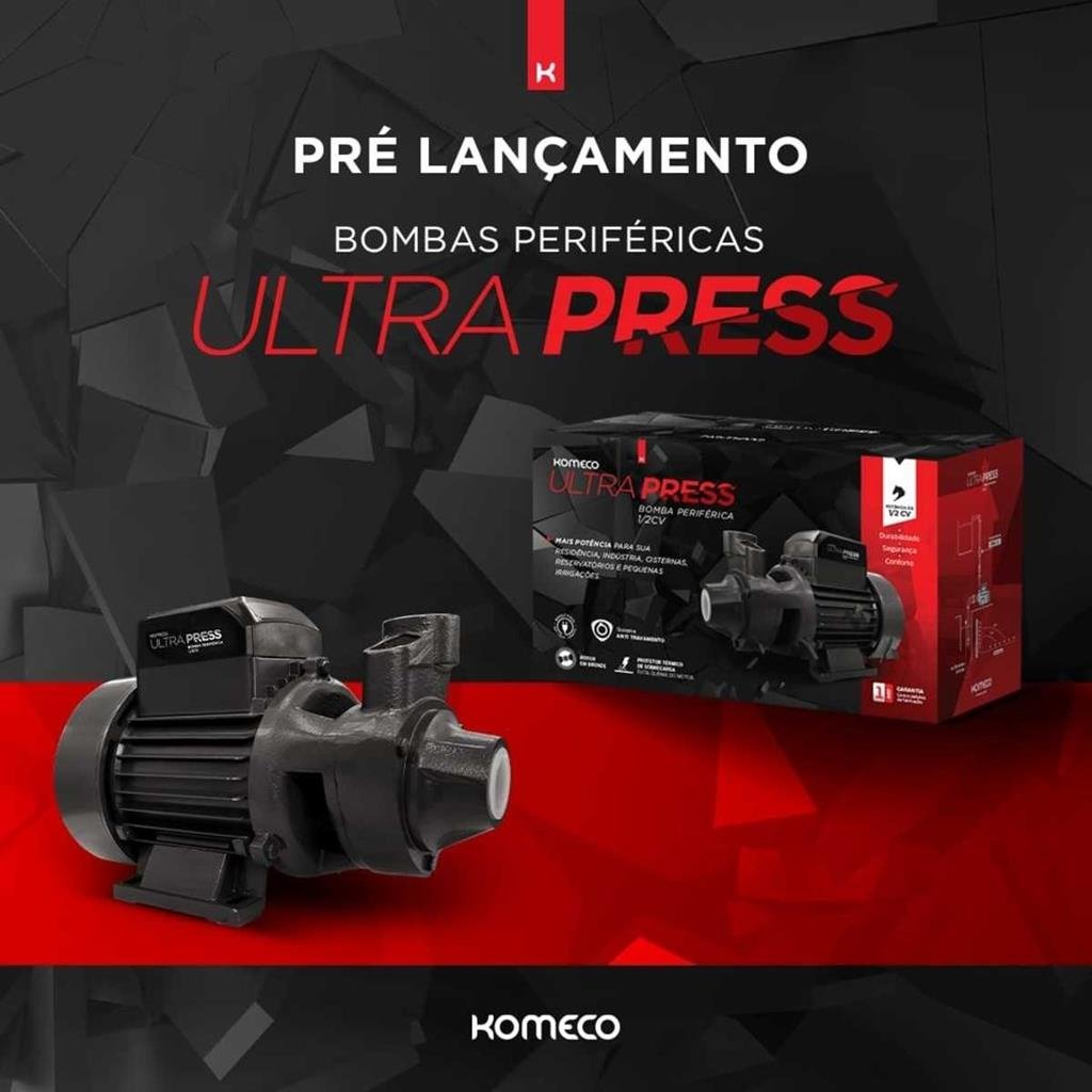Bomba Periférica Ultra Press Komeco Up 56 (1 Cv) - 4