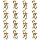 Ver imagem 4 de Kit 4 Jogos De Mesa Bistrô De Madeira Com 4 Cadeiras Dobravel Mel - Amarelo