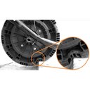 Ver imagem 2 de Pneu Roda Maciça Para Carrinho De Mão 3/4 (19mm) Fb