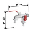 Ver imagem 5 de Torneira de Lavanderia/jardim Dupla Aço Inox 304