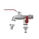 Ver imagem 4 de Torneira de Lavanderia/jardim Dupla Aço Inox 304
