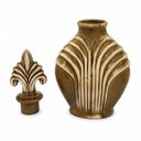 Ver imagem 3 de Vaso/Pote Cerâmica Listas Alto Relevo - Pote Imperial E6690 - 42cm