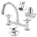 Ver imagem 2 de Torneira Misturador Cozinha Arejador Articulado Mesa Cr 1/4v