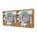 Ver imagem 2 de Closet Casal Duplo Lu 12 Portas 8 Gavetas Cinamomo