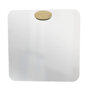 Espelho Decorativo Cantos com Gancho Pinus Oval 50x50 cm