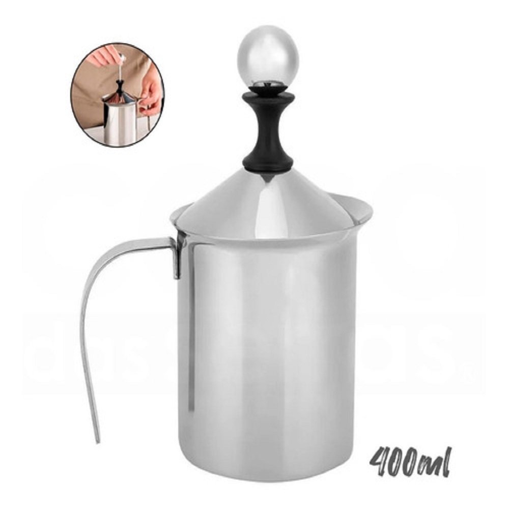 CREMEIRA ESPUMADOR DE LEITE INOX 400ML AF21039 MIMO STYLE