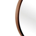 Ver imagem 2 de Espelho Decorativo Round Externo Marrom 60cm Redondo