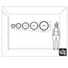 Espelho Decorativo Round Interno Branco 30 cm Redondo - 3