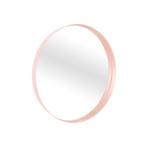 Espelho Decorativo Round Interno Rosa 30 cm Redondo