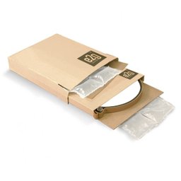 Espelho Decorativo Short Strip Marrom Alça Courino Rajada 60 cm Redondo Marrom/Rajado, 60 cm - 12