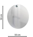 Ver imagem 7 de Espelho Decorativo Pen Pendurador Branco 50 cm Redondo